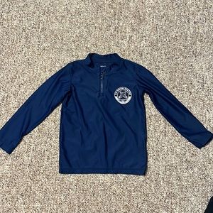 Carters kids quarter zip jacket. Under armour material. Big kahuna surfing